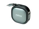 ROLINE USB 2.0 Retractable Cable Type C, 60W, C-C, M/M, black, 1.2 m