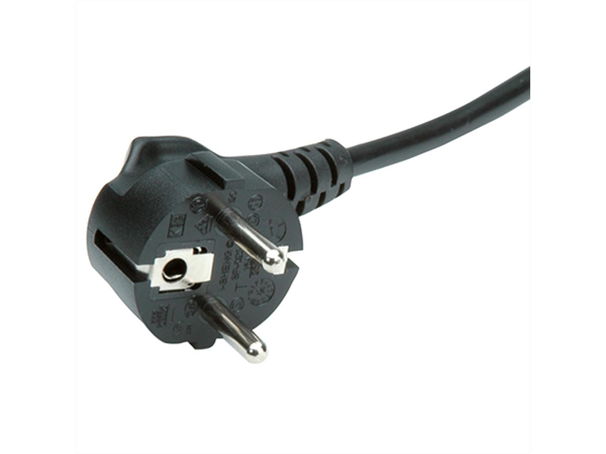 ROLINE Power Strip, 3-way, black, 1.5 m