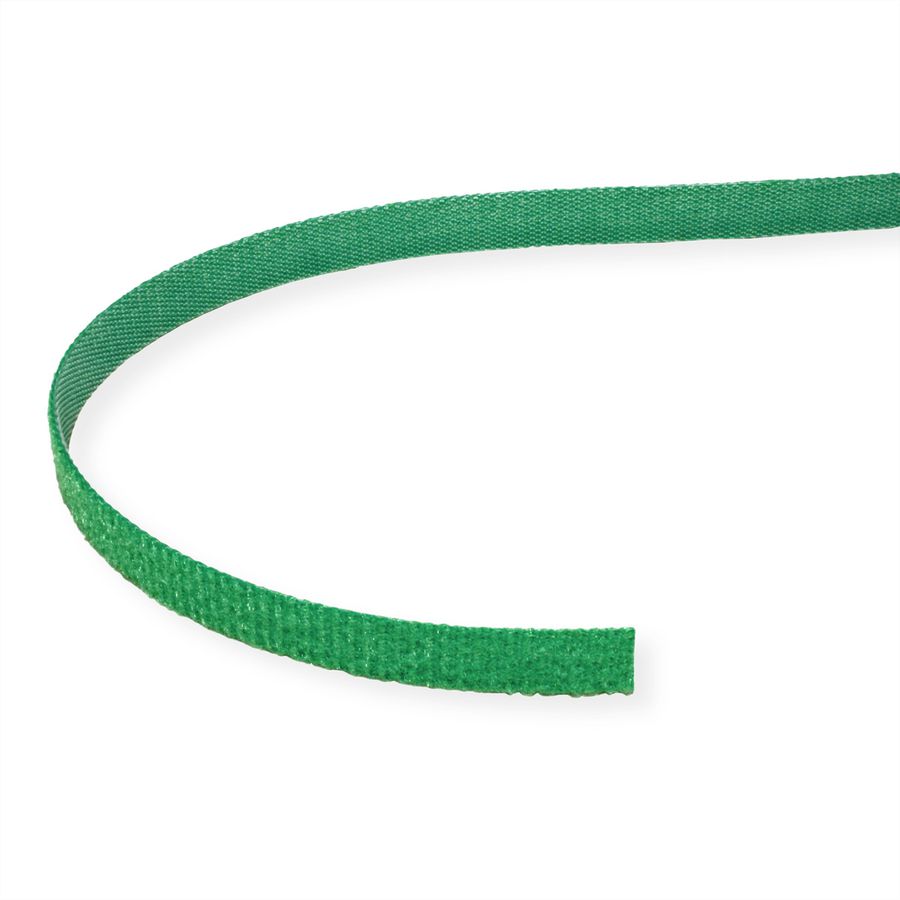 VALUE Strap Cable Tie Roll, Width 10mm, green, 25 m