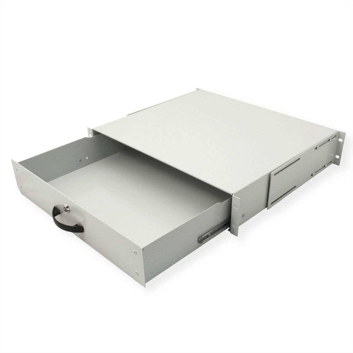 ROLINE 19-inch keyboard rack 2 U, 400 T lockable grey