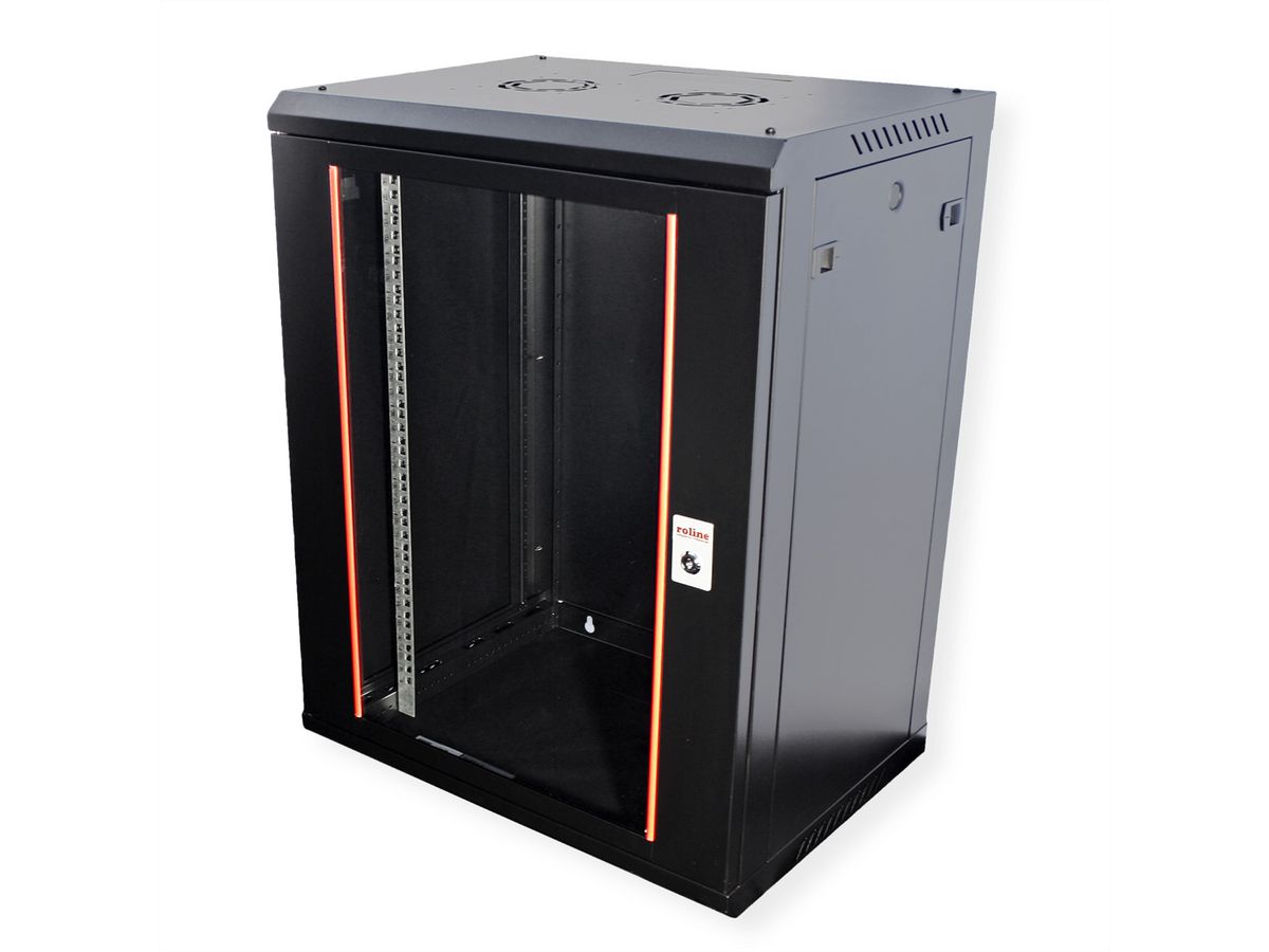 ROLINE 19" Wall Cabinet Basic Plus 15U, 600x450 BxT black