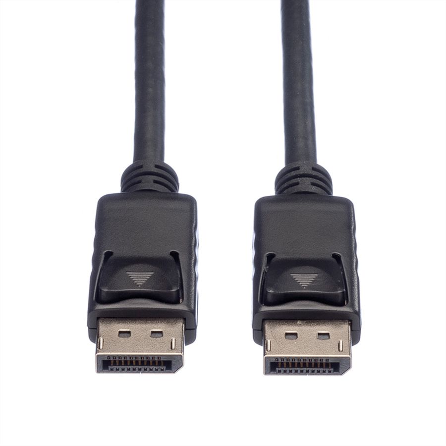 ROLINE GREEN DisplayPort Cable, DP-DP, TPE, M/M, black, 1 m
