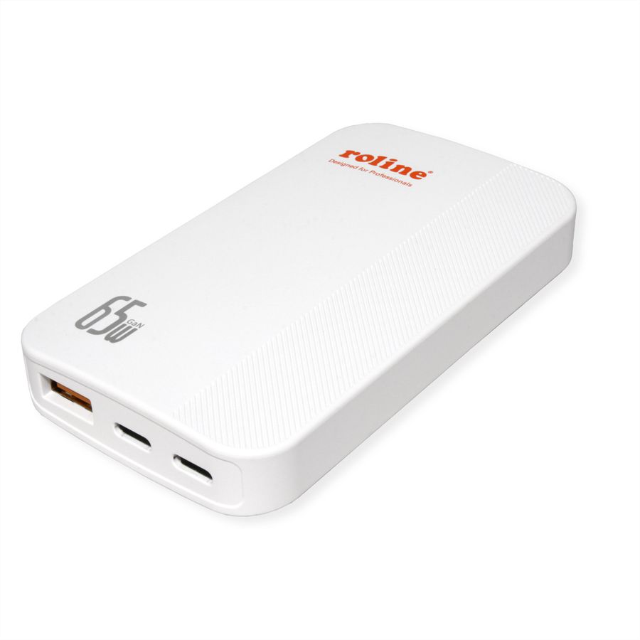 ROLINE Ultra Thin USB Wall Charger, 2x C, 1x A, 65W