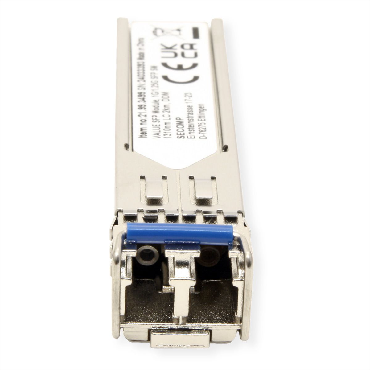 VALUE SFP Modul (Mini-GBIC) LX/LC, 1G/1.25G, Singlemode, 1310nm, max. 2km