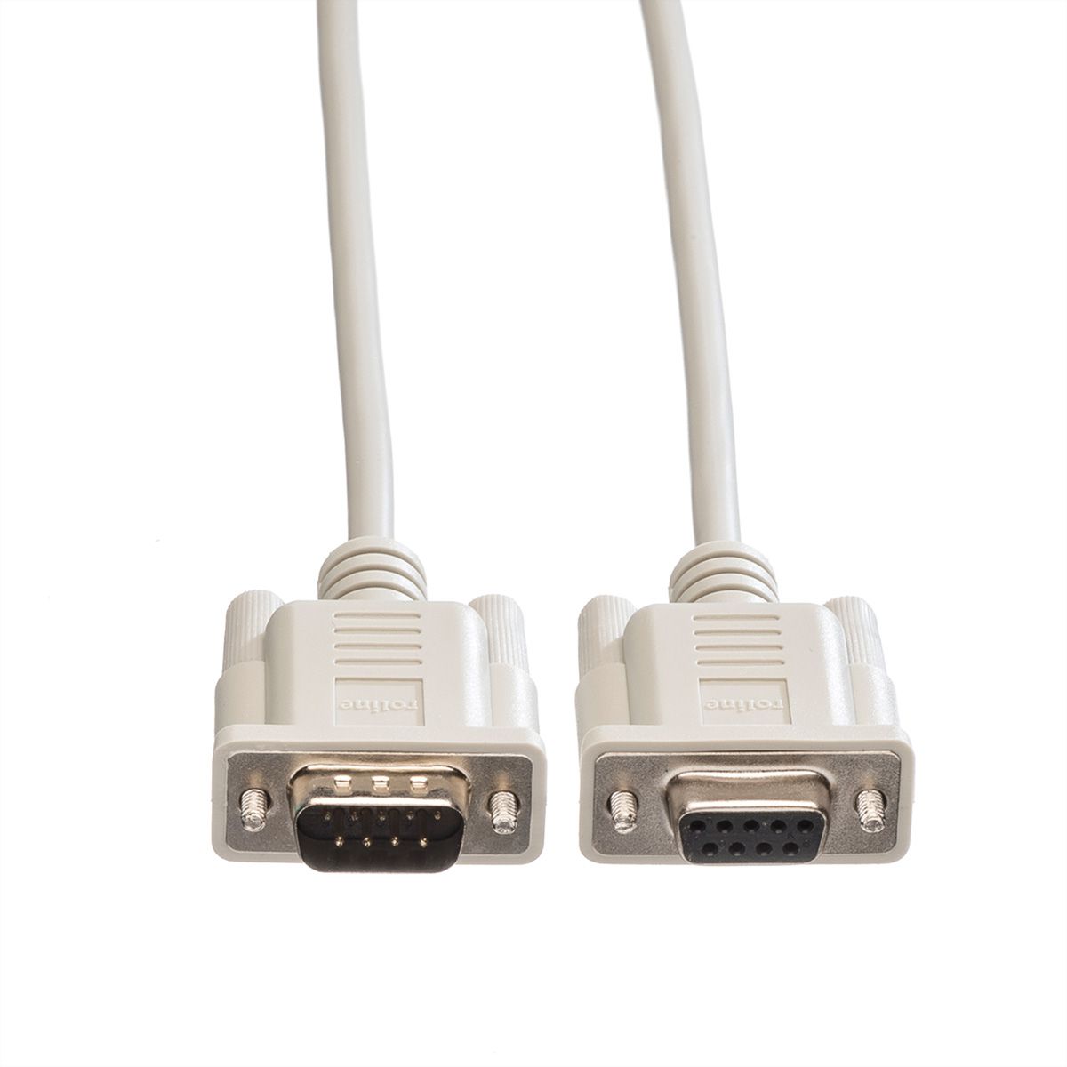ROLINE RS232 Cable, DB9 M - F, 1.8 m - SECOMP International AG