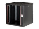 ROLINE 19-inch wall-mounted housing Pro 12 U, 600x600 WxD black