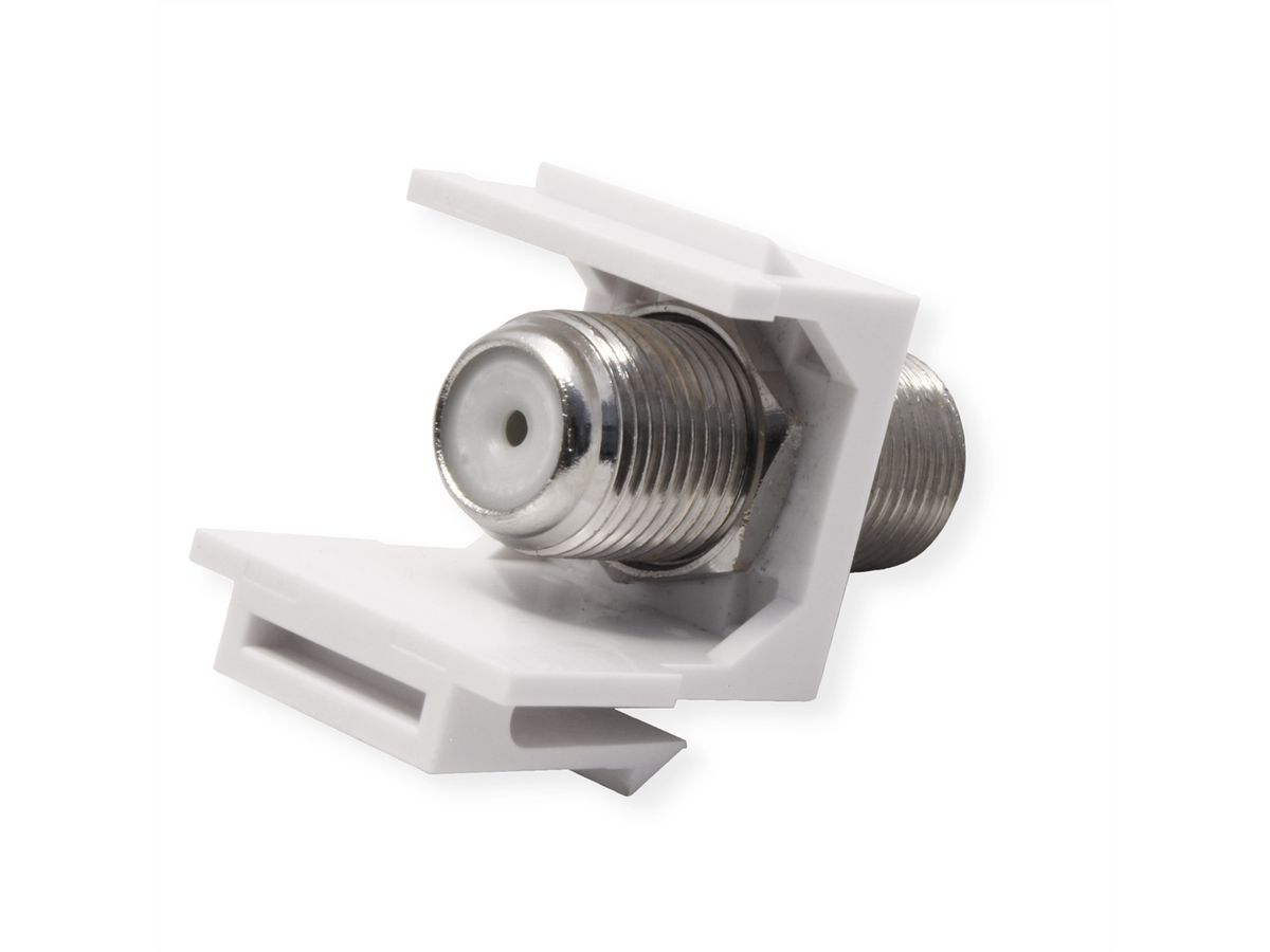 VALUE F-Type Keystone Coupler, Plastic