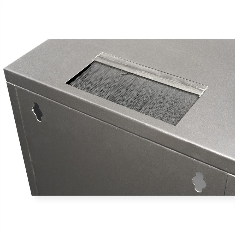 ROLINE 10-inch wall-mounted housing 6 U, 312x300 WxD black