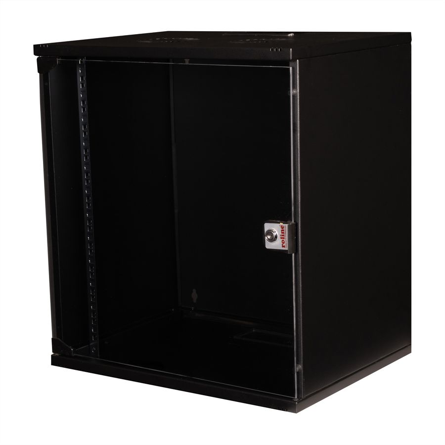 ROLINE 19-inch wall-mounted housing Basic 12 U, 540x400 WxD kit black
