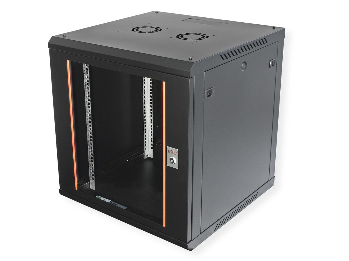 ROLINE 19" Wall Cabinet Basic Plus 12U, 600x600 BxT black