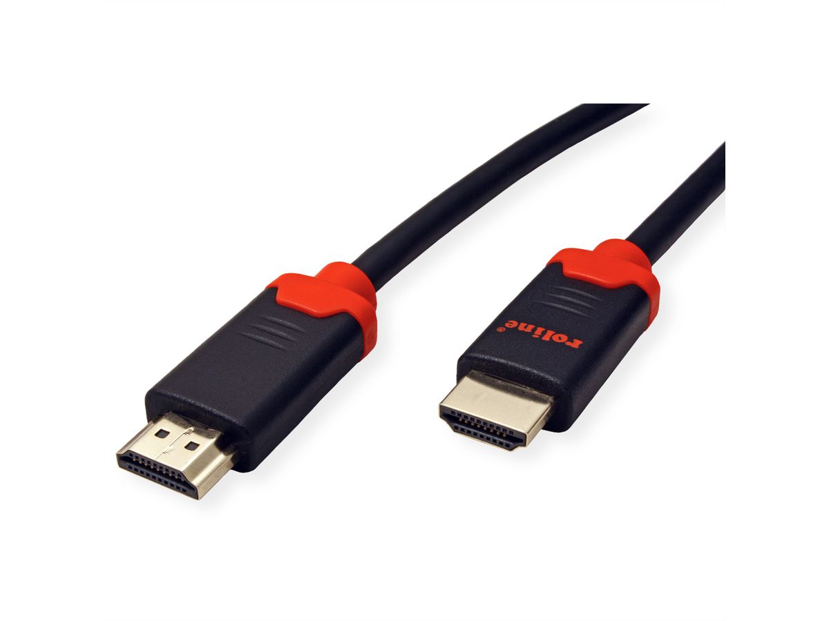 ROLINE HDMI 10K Ultra High Speed Cable, M/M, black, 2 m