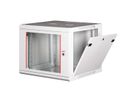 ROLINE 19" Wall Cabinet Basic Plus 9U, 600x600 BxT grey