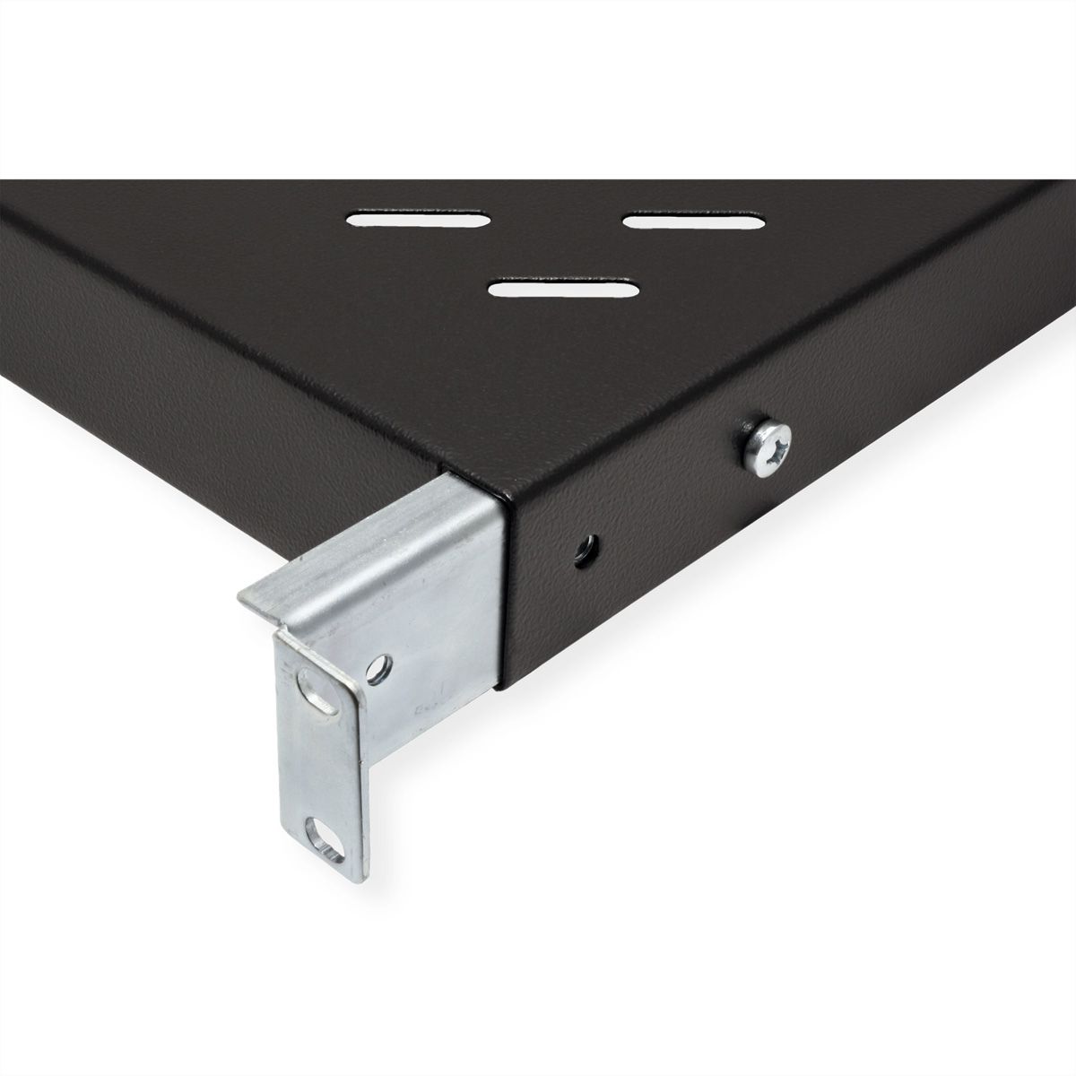 ROLINE 19-inch shelf 1 U, 500 T 50 kg black