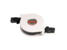 ROLINE UTP Patch Cord Cat.5e (Class D), Retractable, black, 2 m