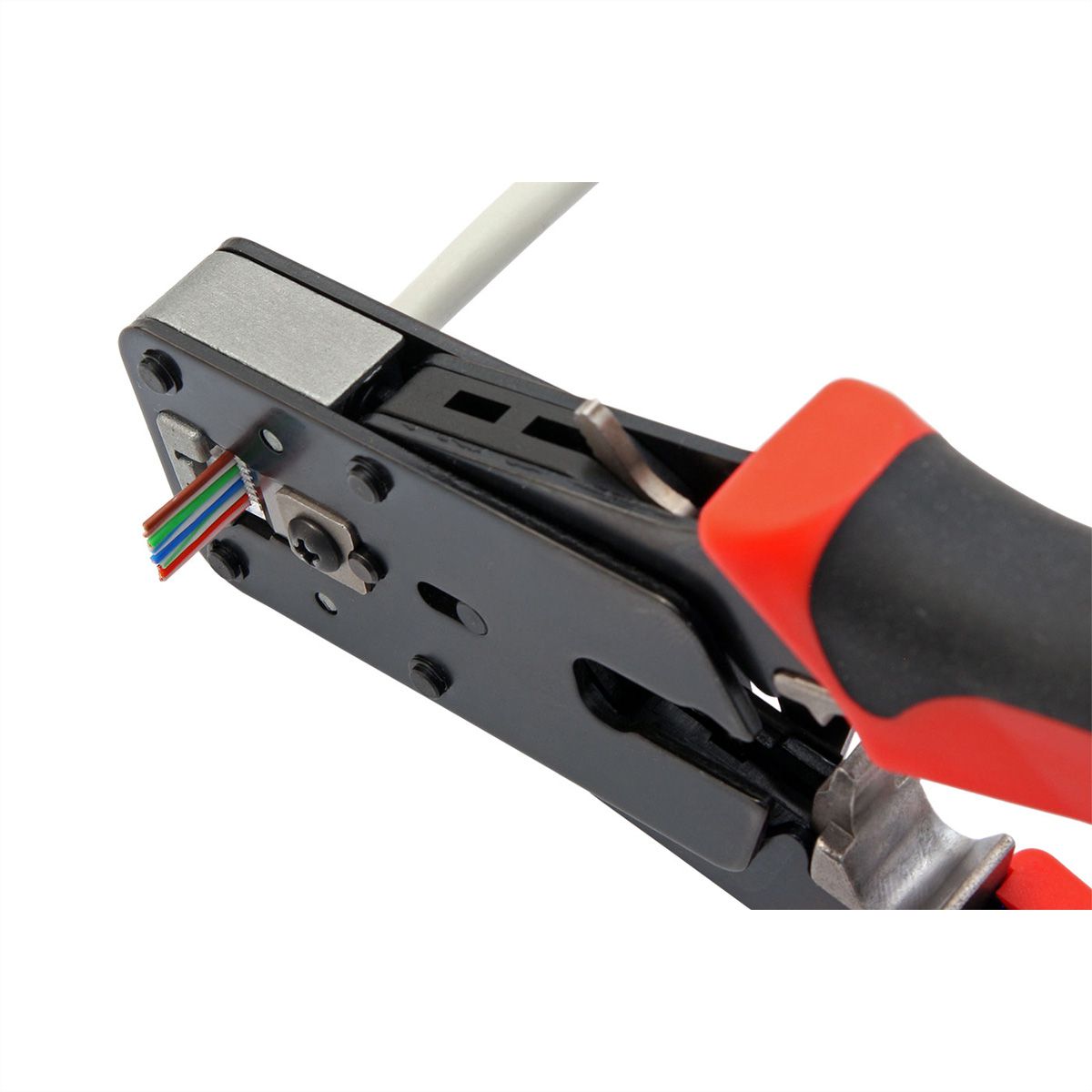 VALUE Crimping Tool for Pass-Through Modular Plugs
