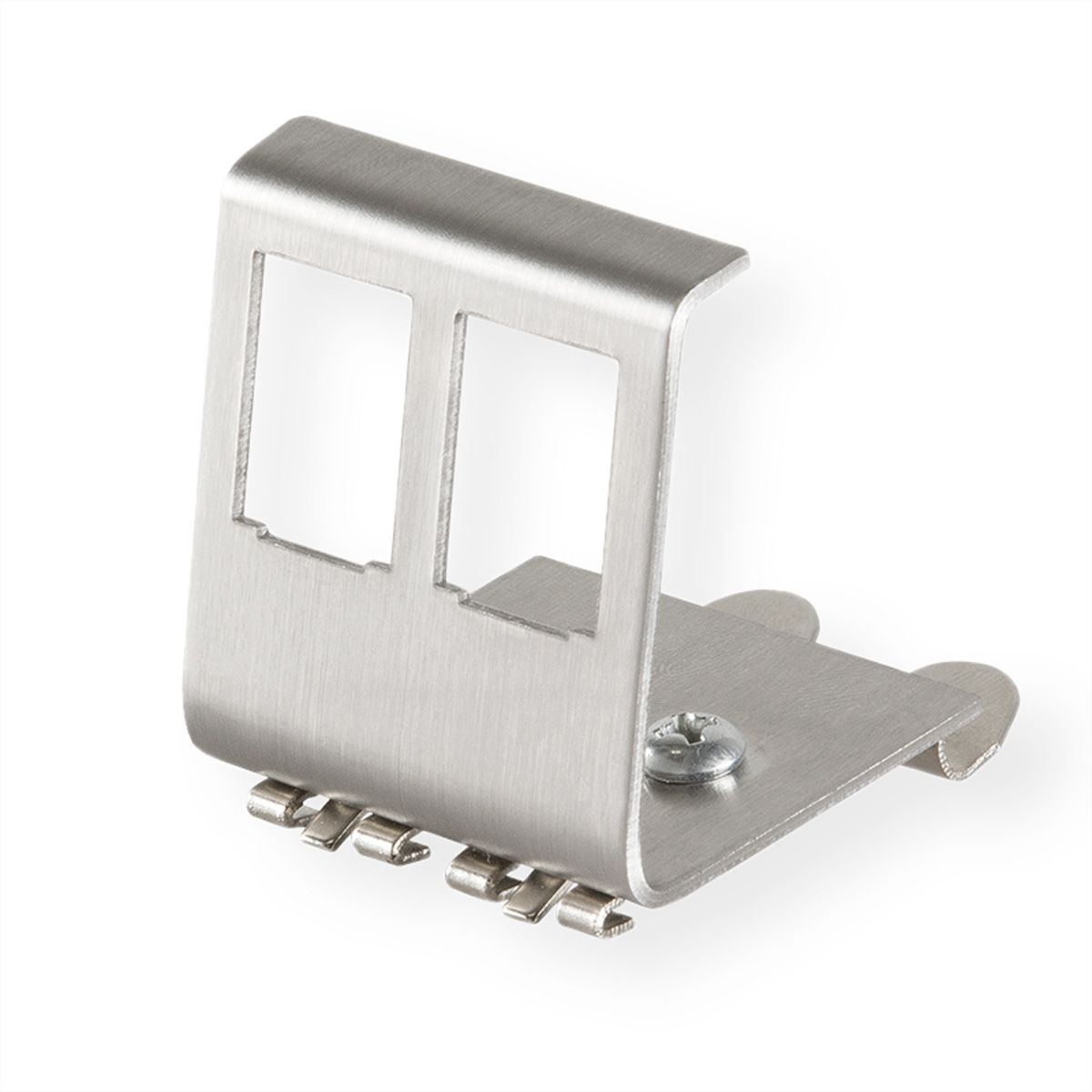 VALUE DIN Rail Adapter, empty, 2x Keystones