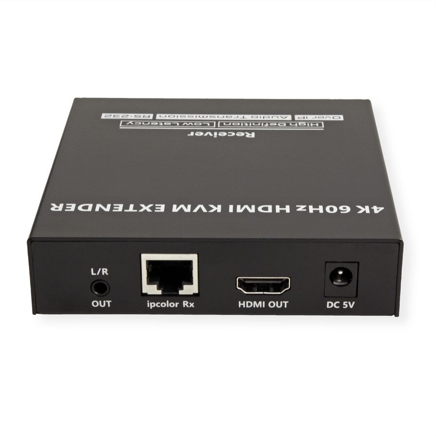 VALUE KVM Extender over Cat. 6/6A, HDMI, 4K@60Hz, max. 120m