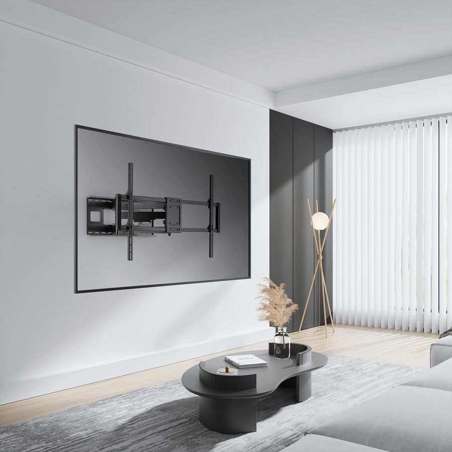 VALUE Solid Articulating Wall Mount TV Holder, 60–120 inch, max. 120 kg