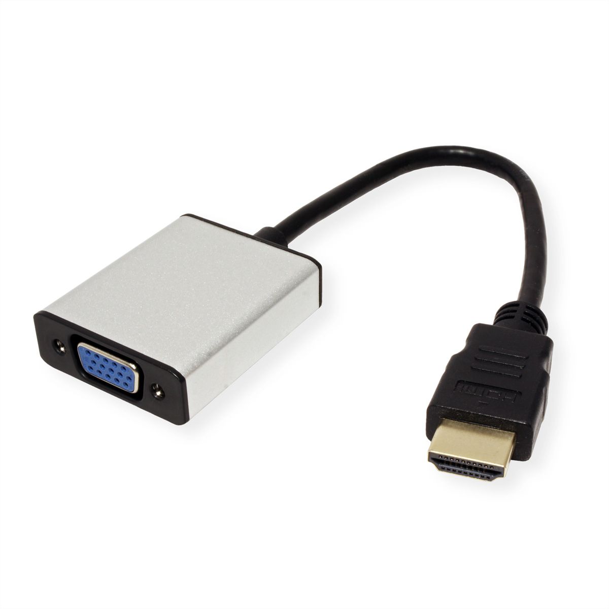 VALUE Cableadapter, HDMI - VGA + Audio, M/F, (stereo)