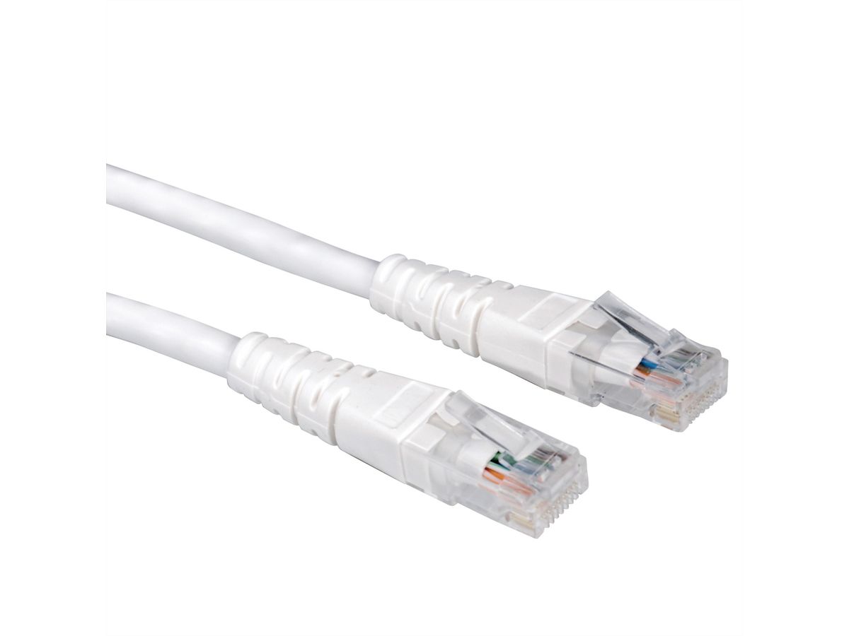 UTP Patch Cord, Cat.6 (Class E), white, 3 m