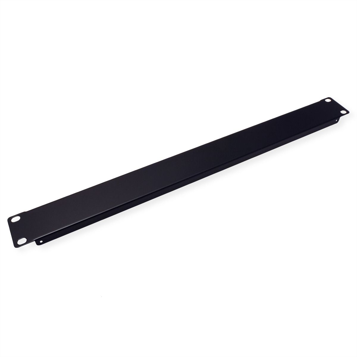 19" Blank Panel, 1U, Metal, black