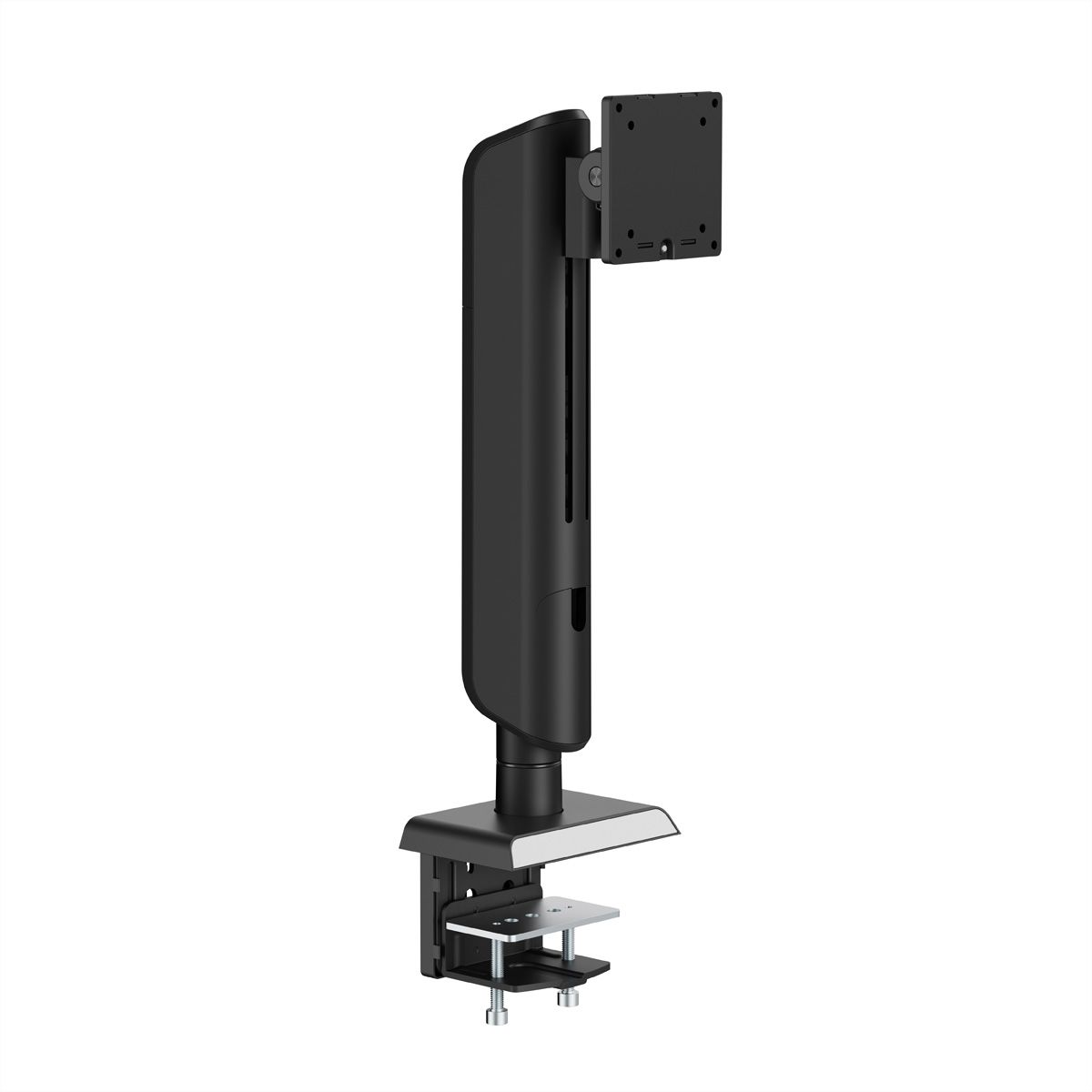 VALUE Vertical Lift Free-Standing Single-Screen Monitor Stand, < 124,46cm (49"), Heavy Duty <18 kg, black