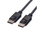 ROLINE GREEN DisplayPort Cable, DP-DP, TPE, M/M, black, 3 m
