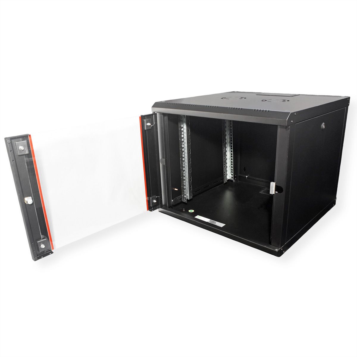 ROLINE 19-inch wall-mounted housing Pro 9 U, 600x600 WxD black