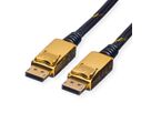 ROLINE GOLD DisplayPort Cable, DP-DP, M/M, 3 m