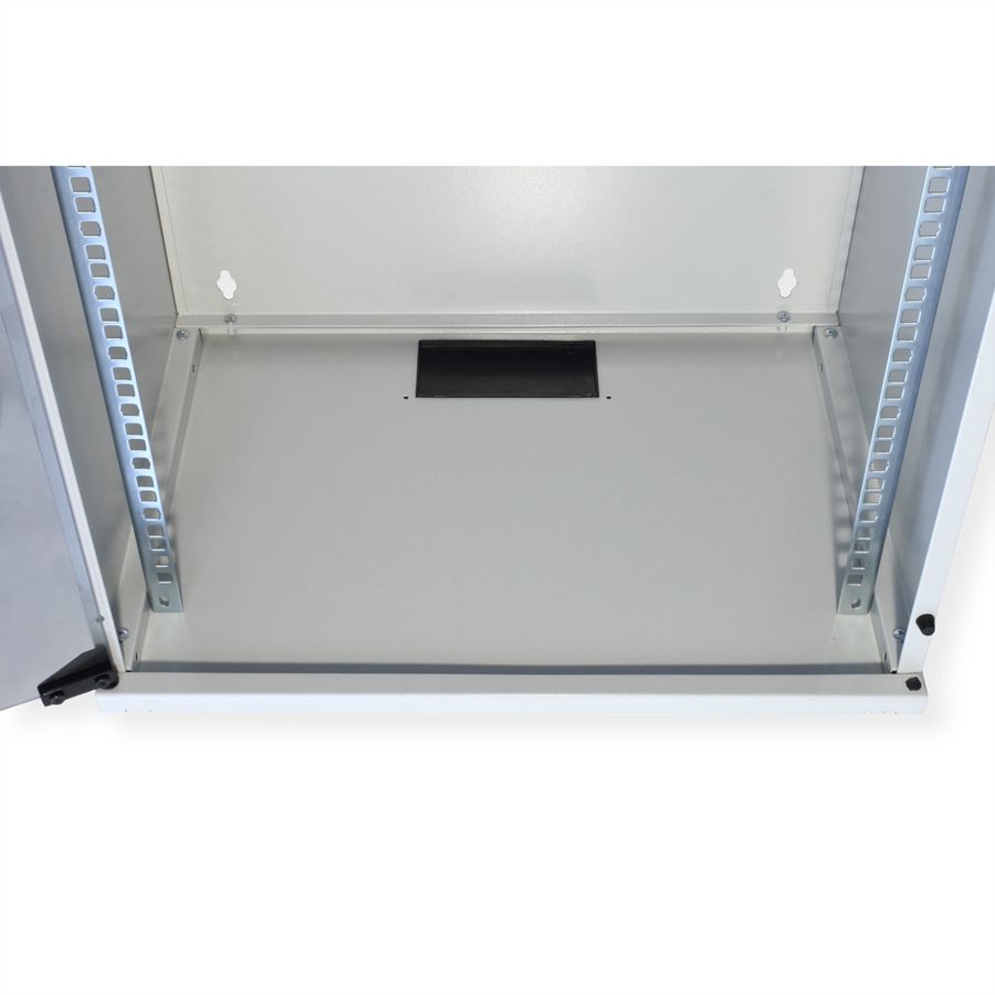 ROLINE 19-inch wall-mounted housing Basic 12 U, 540x400 WxD kit grey