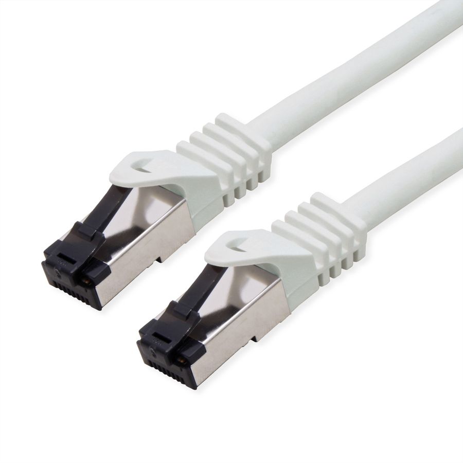 VALUE S/FTP Patch Cord Cat.8 (Class I), stranded, LSOH, PoE, grey, 1 m