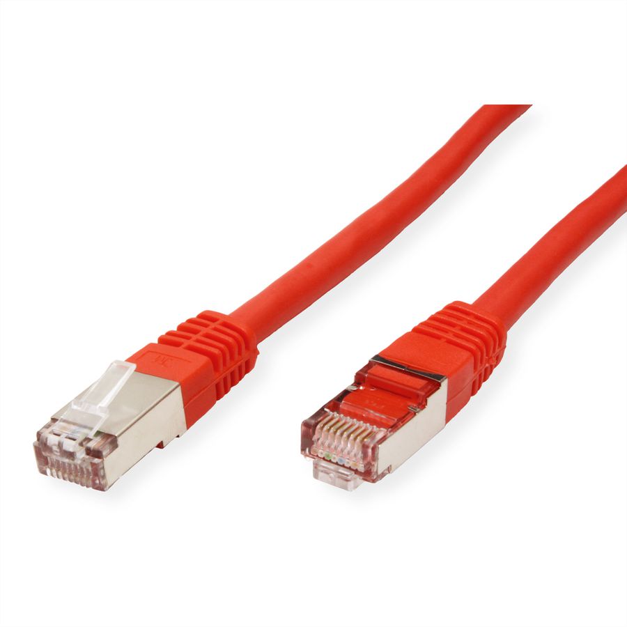 VALUE S/FTP (PiMF) Patch Cord, Cat.6 (Class E), red, 3 m