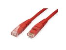 ROLINE UTP Patch Cord, Cat.6 (Class E), red, 0.3 m