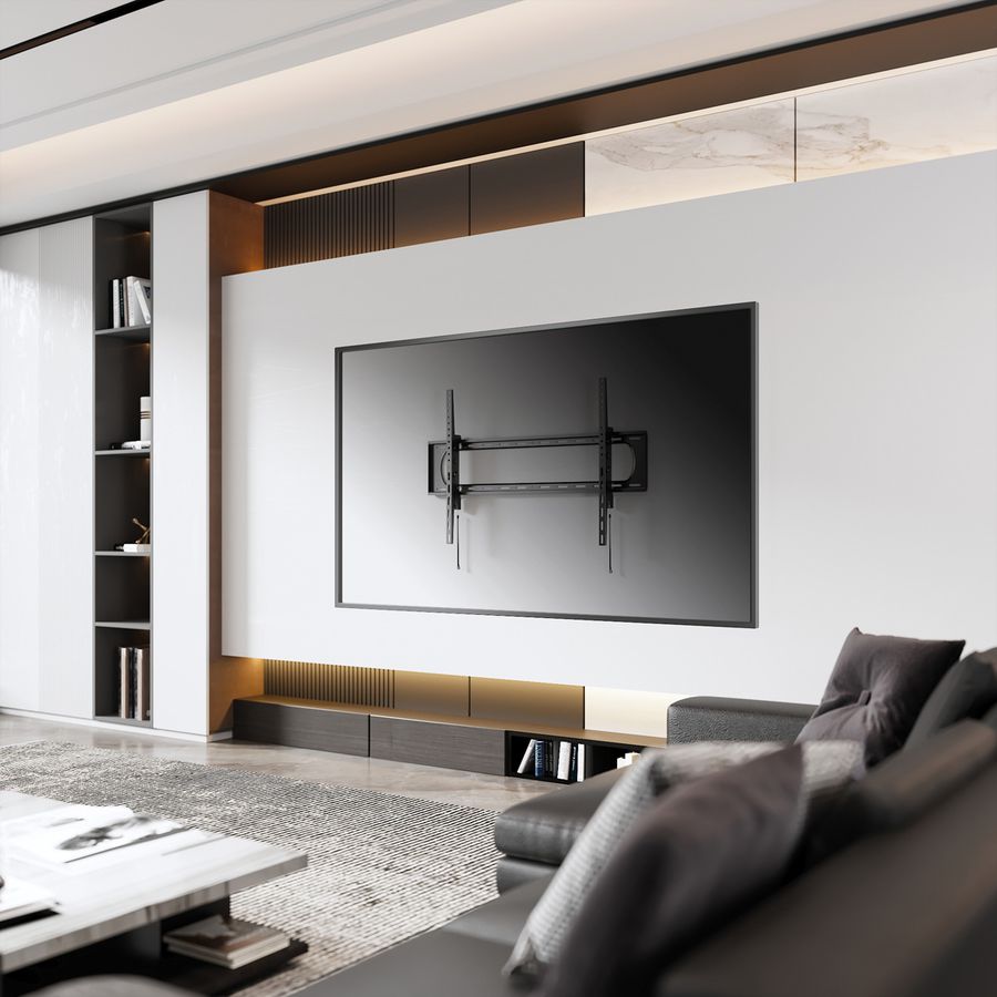 VALUE TV Wall Mount, 80mm Wall Distance, tiltable, 60–120 inch, max. 120 kg