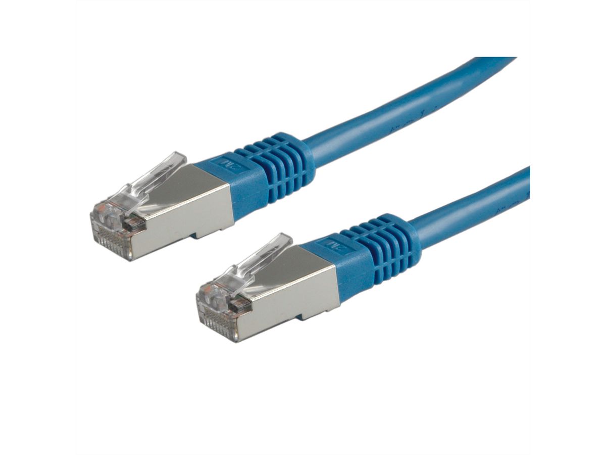 ROLINE FTP Patch Cord Cat.5e (Class D), blue, 0.5 m