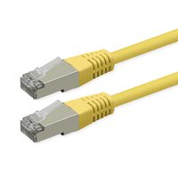 ROLINE S/FTP (PiMF) Patch Cord, Cat.6 (Class E), PoE, yellow, 1.5 m