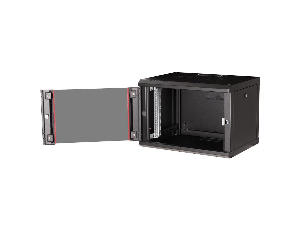 ROLINE 19-inch wall-mounted housing Pro 7 U, 600x450 WxD black
