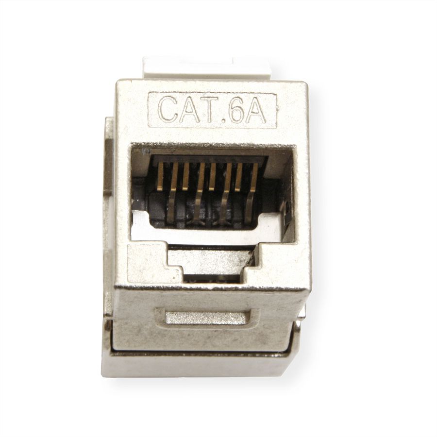 VALUE Keystone Jack, Cat.6A (Class EA), RJ-45, STP, tool-free, SLIM