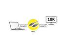 ROLINE DisplayPort Cable (AOC), v2.1, 10K@60Hz, 54Gbit/s, UHBR13.5, DP-DP, M/M, 50 m
