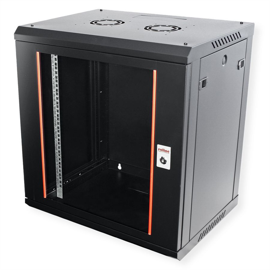 ROLINE 19" Wall Cabinet Basic Plus 12U, 600x450 BxT black