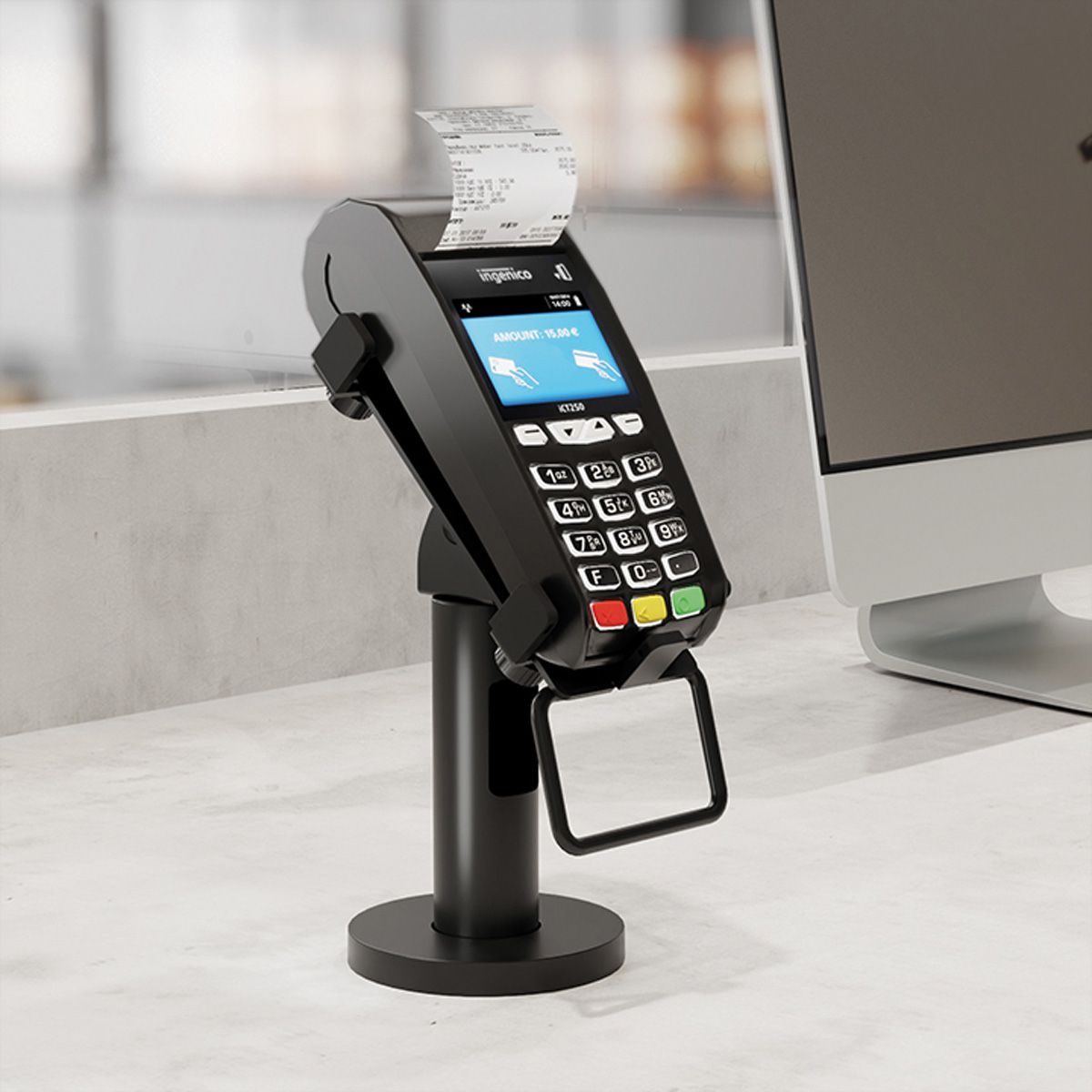 ROLINE Universal Swivel & Tilt Credit Card Terminal Stand