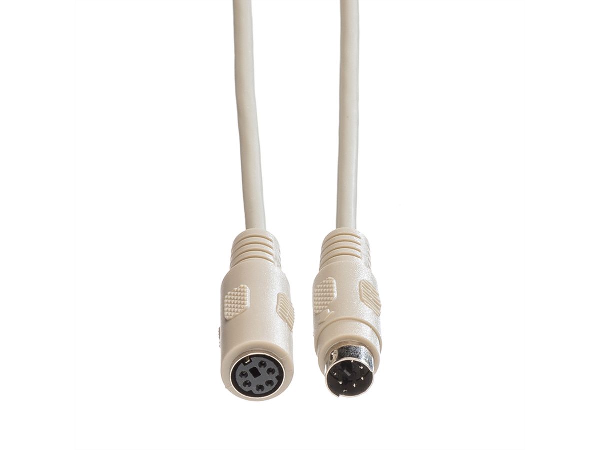 ROLINE PS/2 Cable, M - F, 3 m