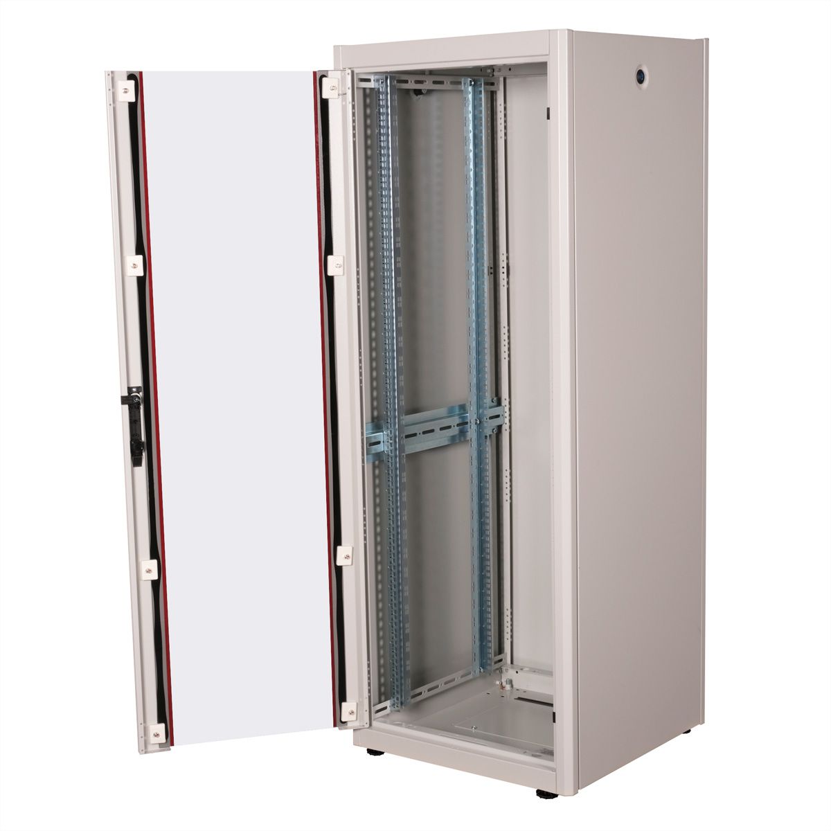 ROLINE 19-inch network cabinet Basic 32 U, 600x600 WxD glass door grey