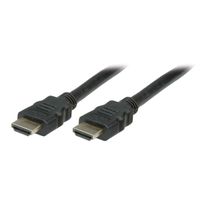 STANDARD HDMI Ultra HD Cable + Ethernet, M/M, black, 1 m