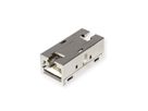 ROLINE RJ-45 Modular Coupler, Cat. 6A (Class EA), shielded, metal housing