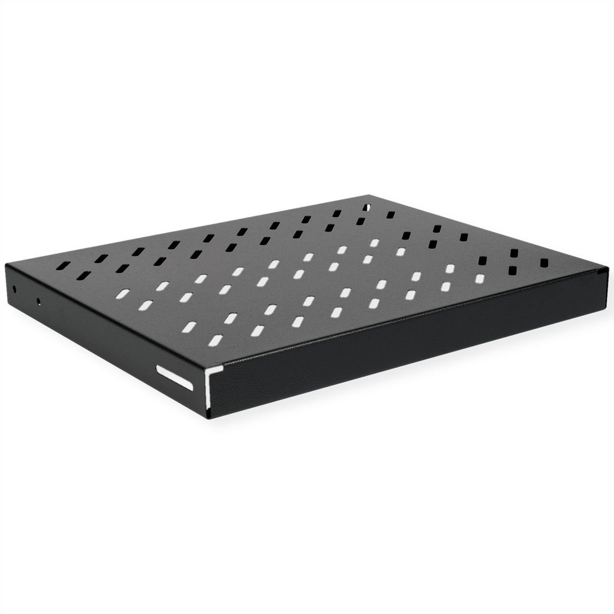 ROLINE 19-inch shelf 1 U, 350 T 50 kg black