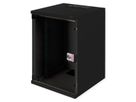 ROLINE 10-inch wall-mounted housing 9 U, 312x300 WxD black