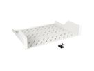 ROLINE 19-inch shelf 2 U 350 T, 25kg load capacity grey