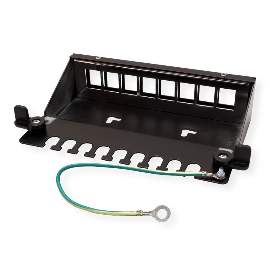 VALUE Keystone Module frame, 8 Ports, black