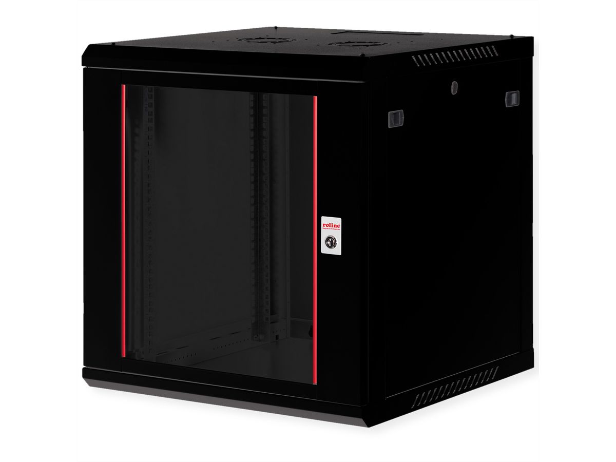 ROLINE 19" Wall Cabinet Basic Plus 12U, 600x600 BxT black